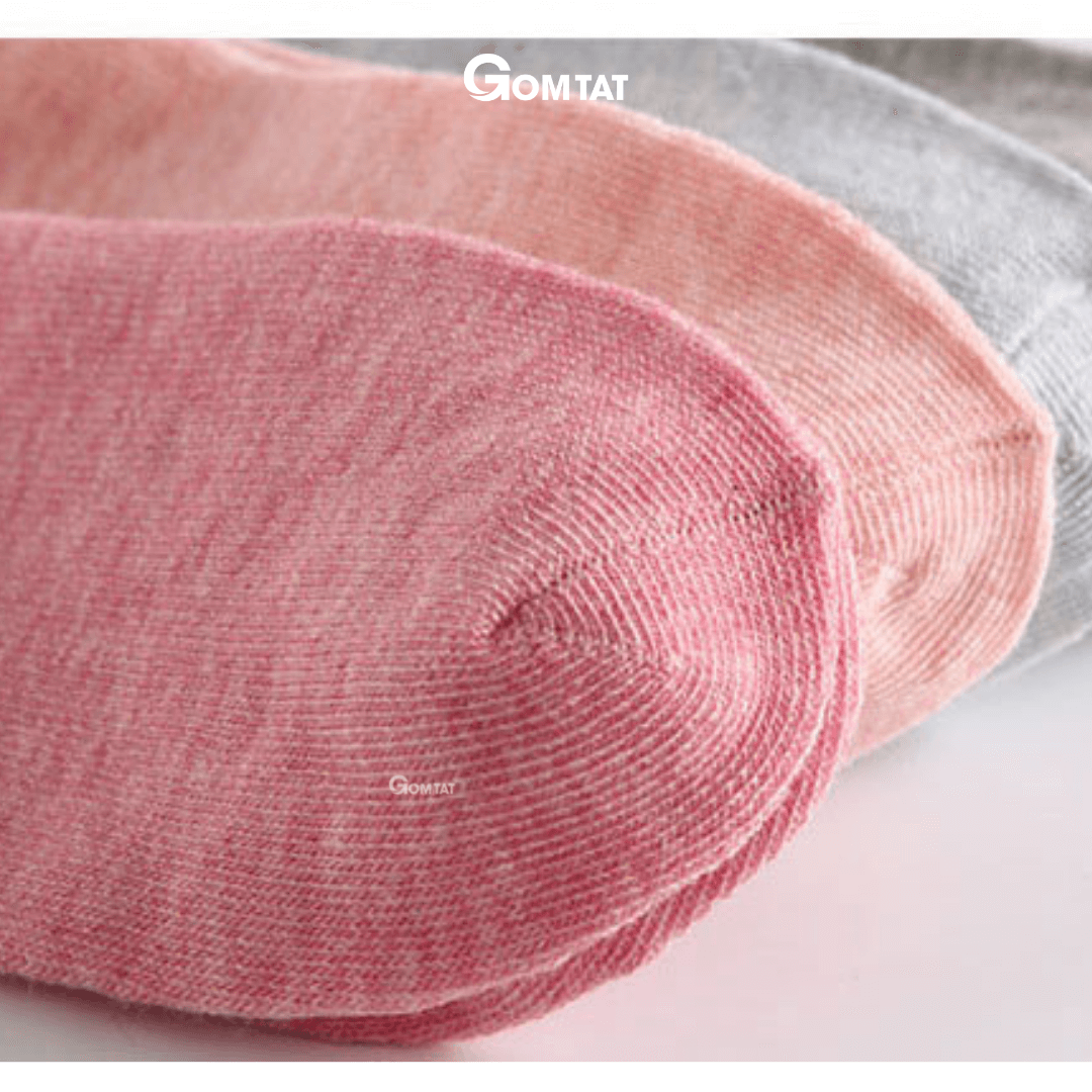 Tất Nữ Cổ Ngắn chuẩn xuất Nhật, Vớ Nữ Cotton Co Giãn Cao Cấp, Mềm mịn, êm chân - CB024
