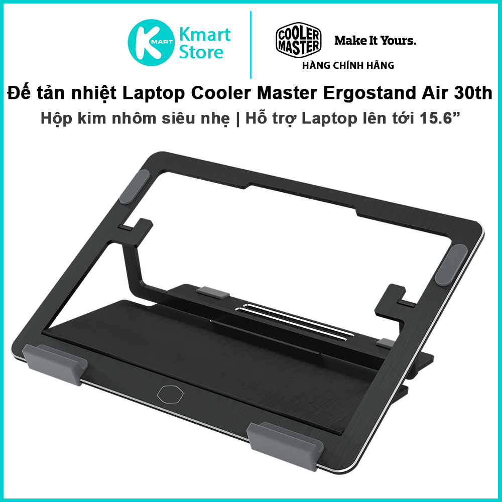 Đế tản nhiệt Laptop Cooler Master Ergostand Air 30th - Hàng Chính Hãng