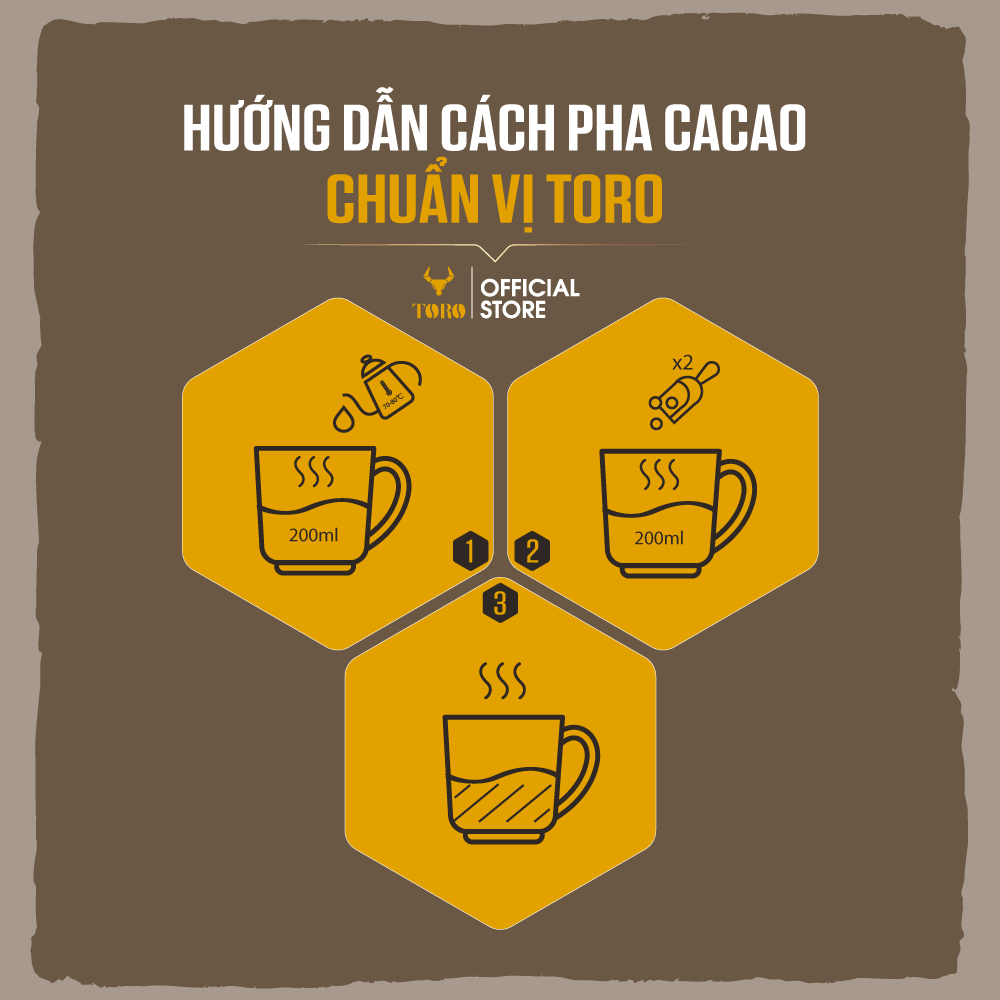 [250GR] Toro Cacao Nguyên Chất 100% | TORO FARM