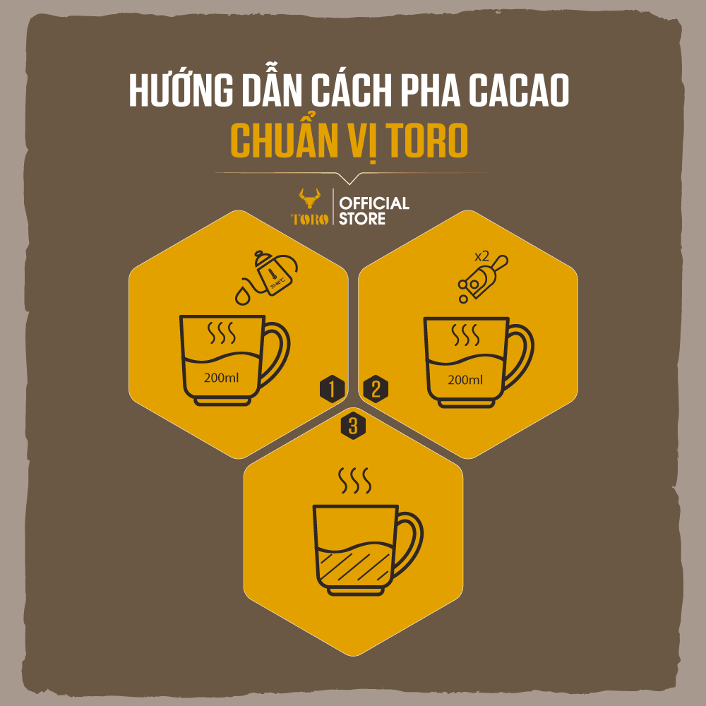 [500GR] Toro Cacao Nguyên Chất 100% | TORO FARM