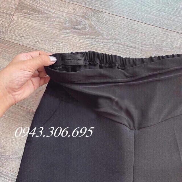 QUẦN BAGGY BẦU CÓ CHUN ĐIỀU CHỈNH CHẤT TUYẾT MƯA ĐỨNG FROM THỜI TRANG