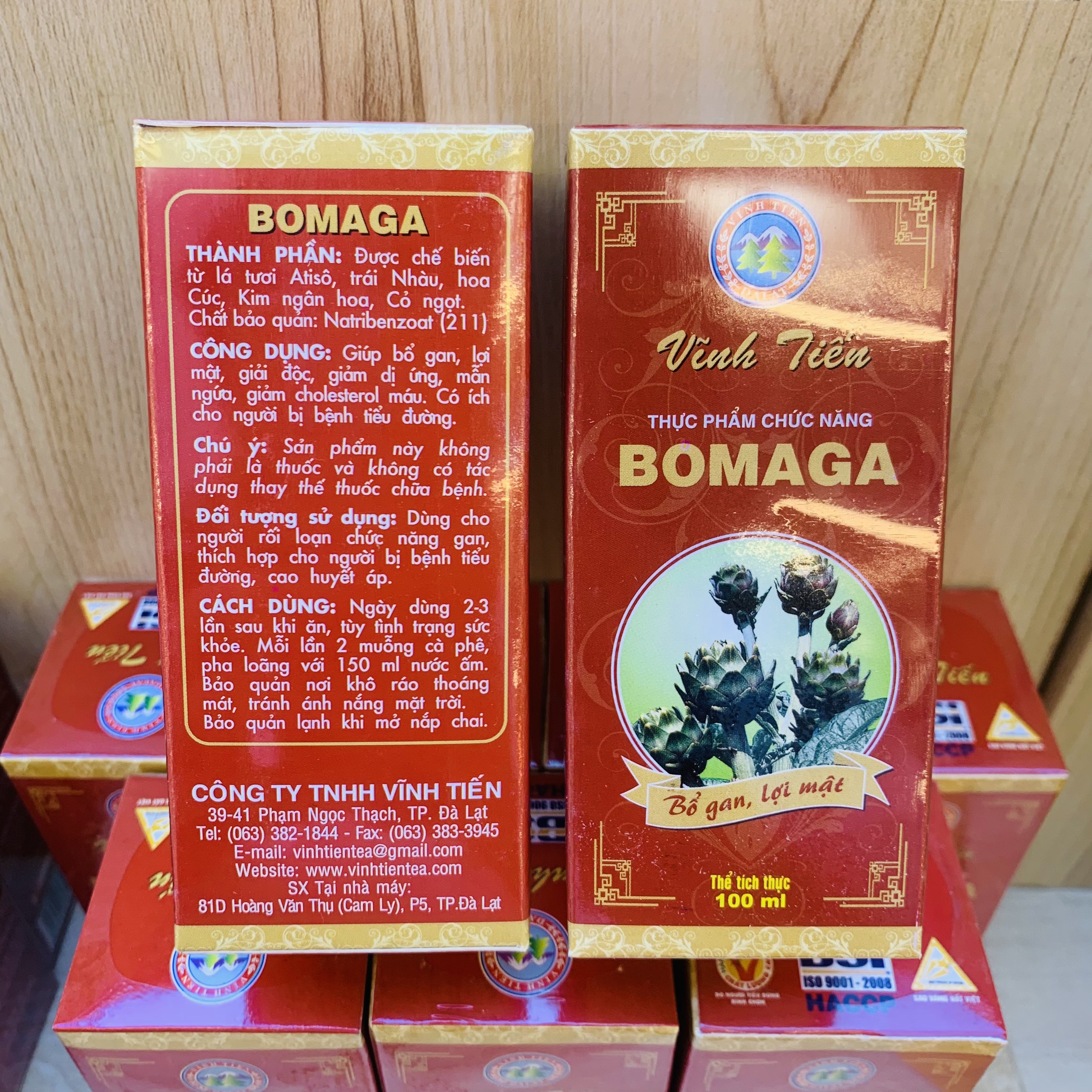 Bomaga Atiso Vĩnh Tiến - Bổ Mát Gan.