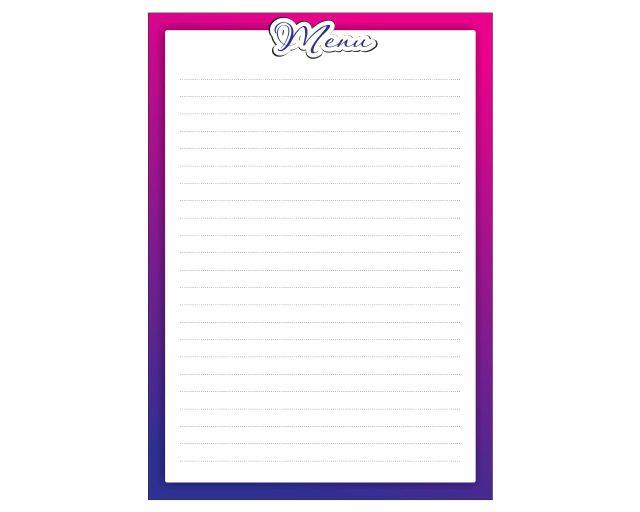 Giấy PP menu có keo mặt sau, viết chữ được, khổ A4 _DECAL VIP