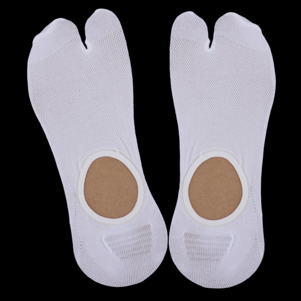 1 Pair Finger Socks Women Sports Socks 2 Fingers Low Cut Cotton Socks Flip Flop Slip