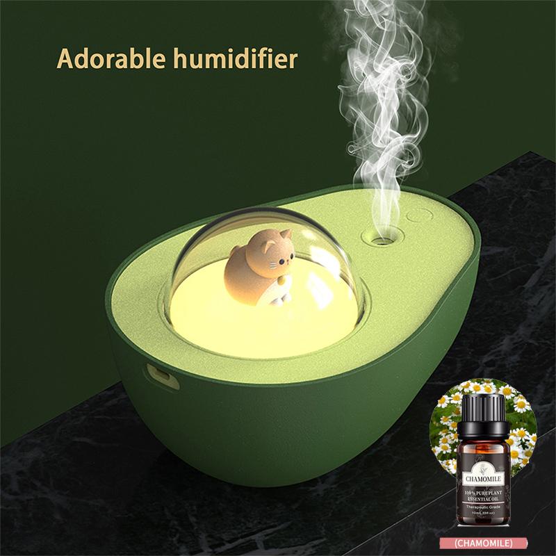 Nhà Máy Phun Sương Tạo Độ Ẩm Essenti Dầu Perfum Hoa Khuếch Tán Với Đèn Ban Đêm Máy Lọc Không Khí Nước Bay Hơi Xông Tinh Dầu Khuếch Tán