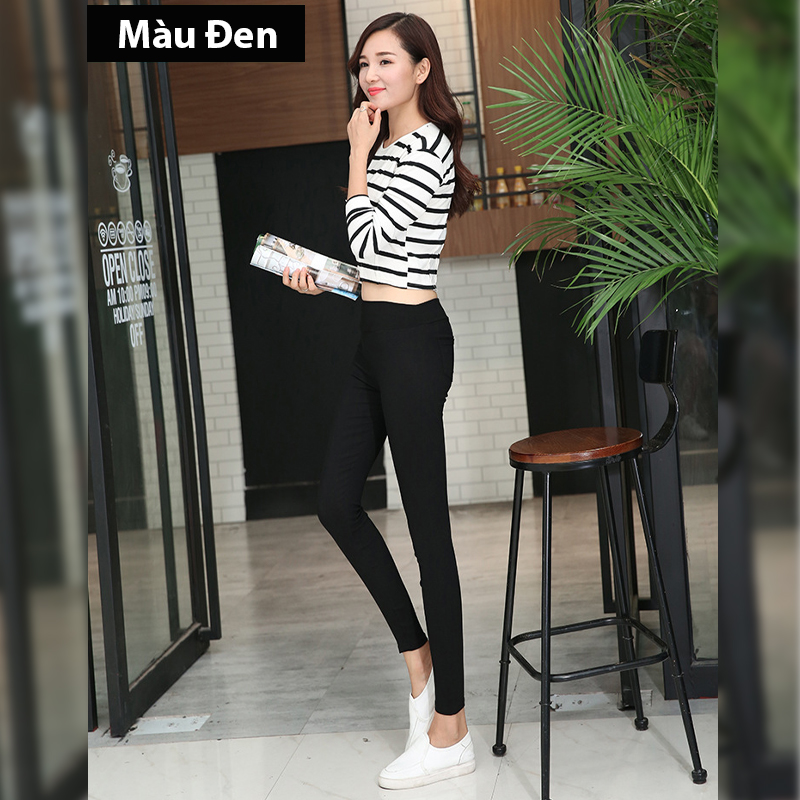 Quần legging nữ đẹp hàn quốc mã TT17 kiểu dáng bó ống chất liệu vải cao cấp cho dân văn phòng đi làm