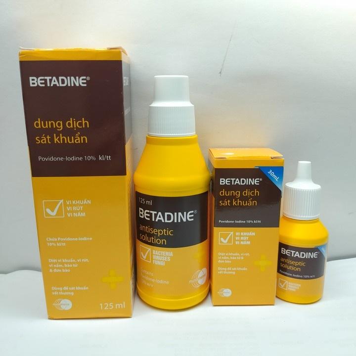 DUNG DỊCH SÁT KHUẨN BETADINE ANTISEPTIC SOLUTION 10