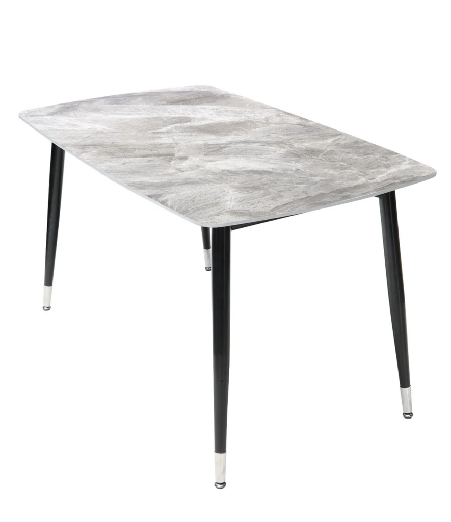 Bàn ăn mặt đá CERAMIC chân chữ U