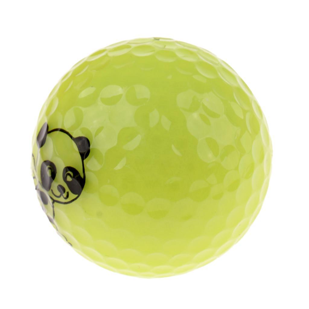 Golf Driving Range Practice Ball Double Layer Golf Ball Cute Panda