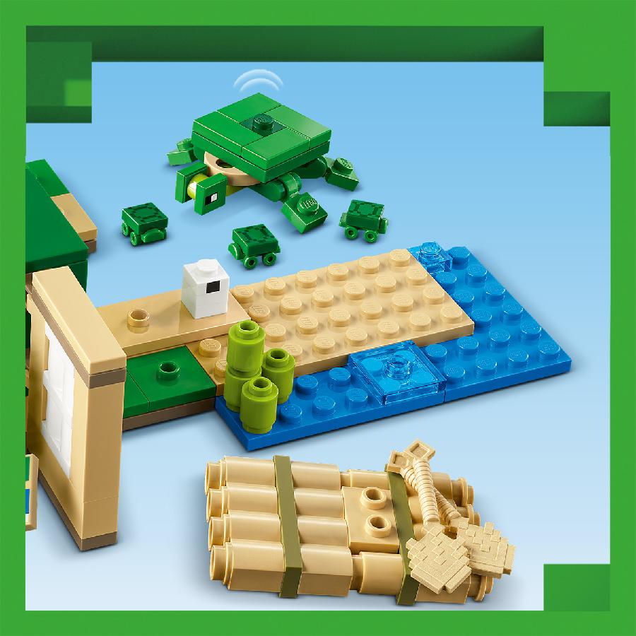 Đồ Chơi Lắp Ráp Ngôi Nhà Rùa Biển LEGO MINECRAFT 21254 (234 chi tiết)