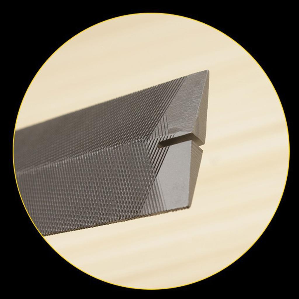 2X Diamond Files Wood Tools with TPR Package Plastic Handle for