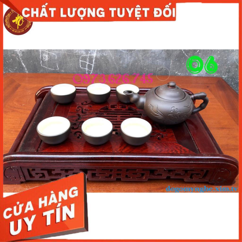 Khay trà, bàn trà cuốn thư, khay trà chân cuốn gỗ hương