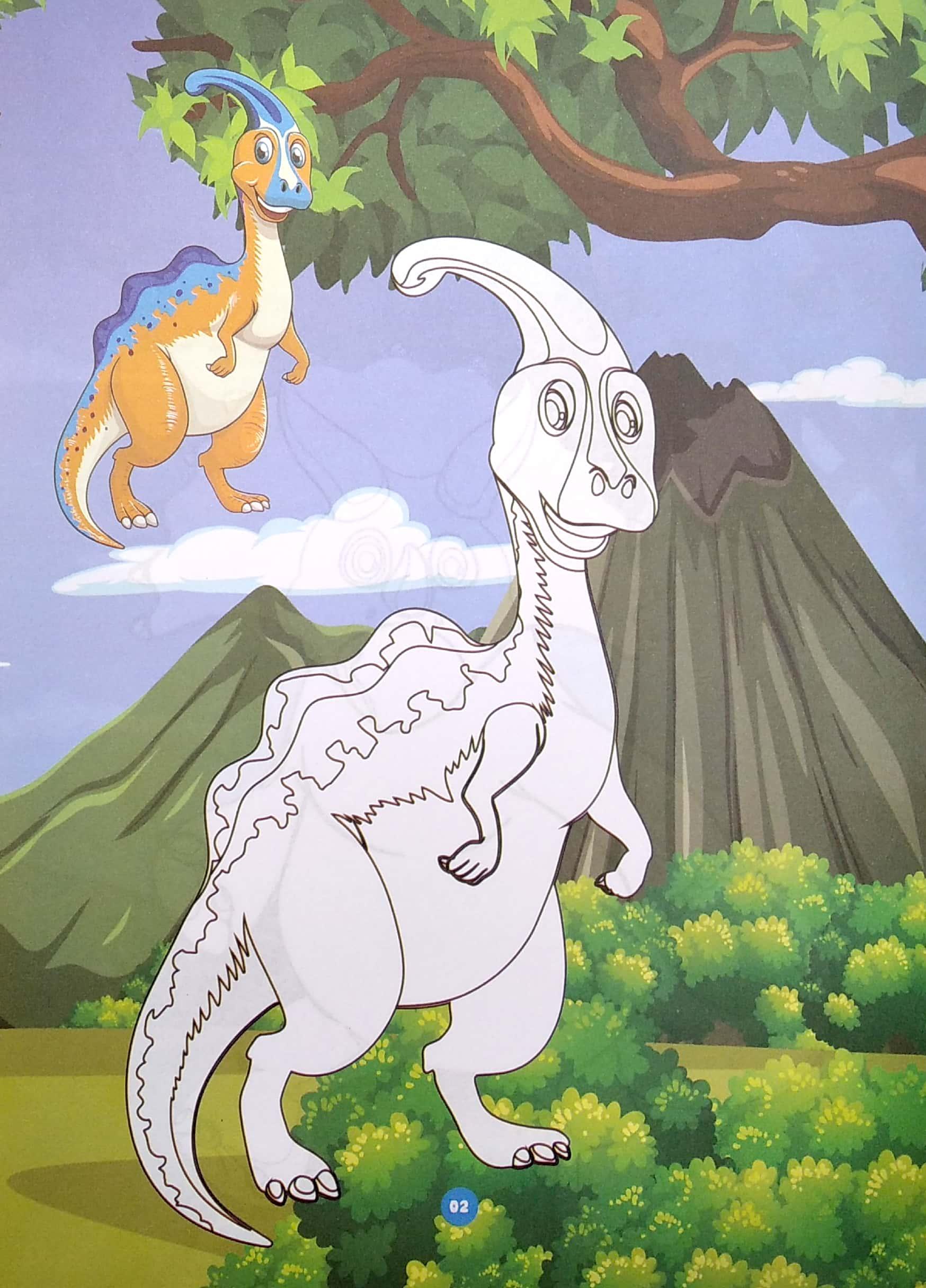 Bé Tô Màu - Dino Party