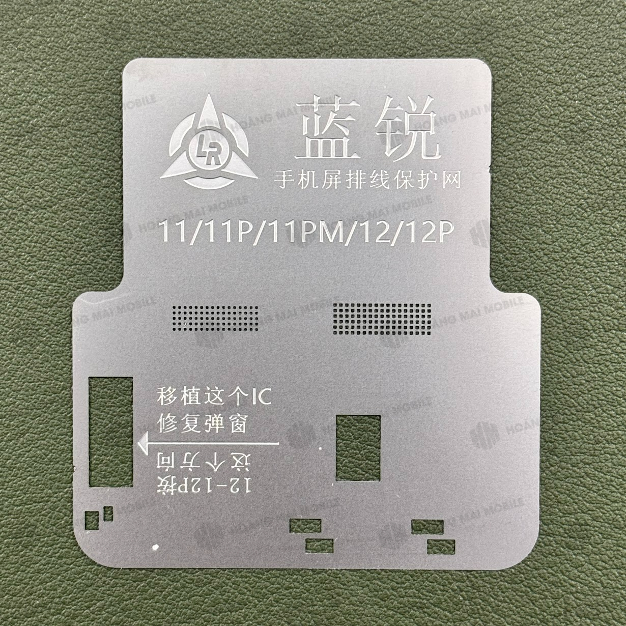 Vỉ làm chân IC màn cho iPhone 11 đến 13 Pro Max hãng XG