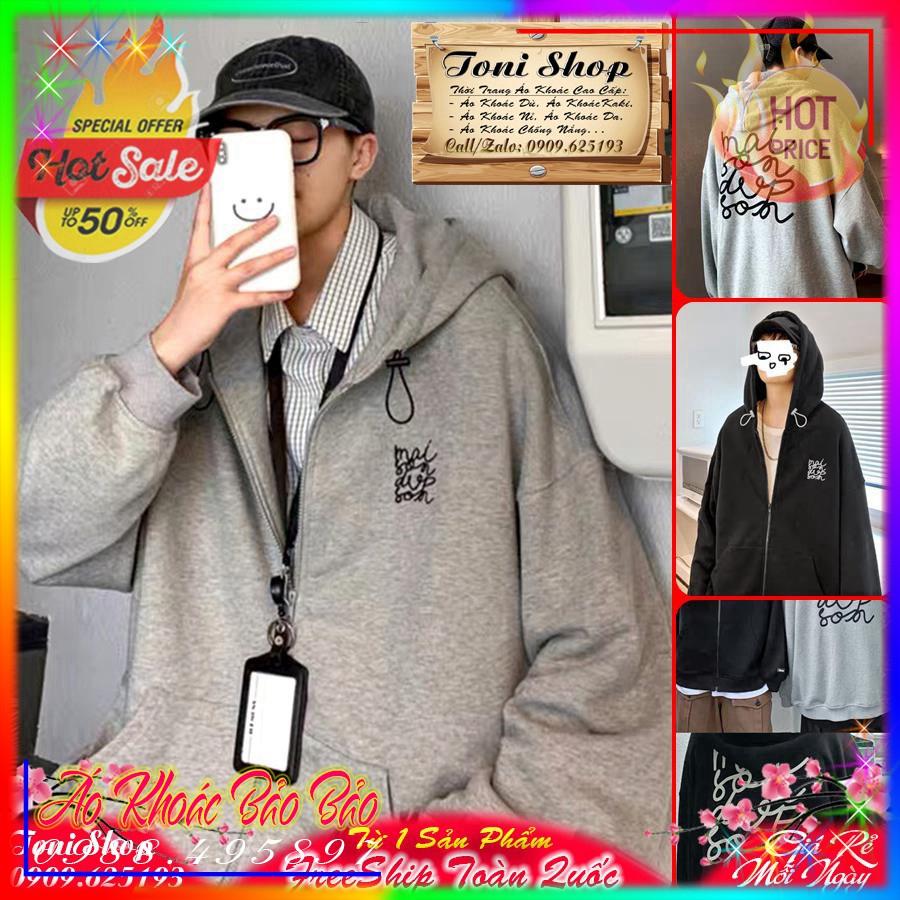 ÁO HOODIE - ÁO KHOÁC NỈ NGOẠI (HD1610 - Chữ Ký) (Bảo Bảo Store