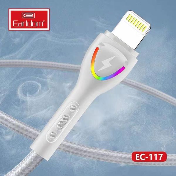 Cáp sạc bọc dù siêu bền Earldom EC – 117, chiều dài 1m - Hàng chính hãng