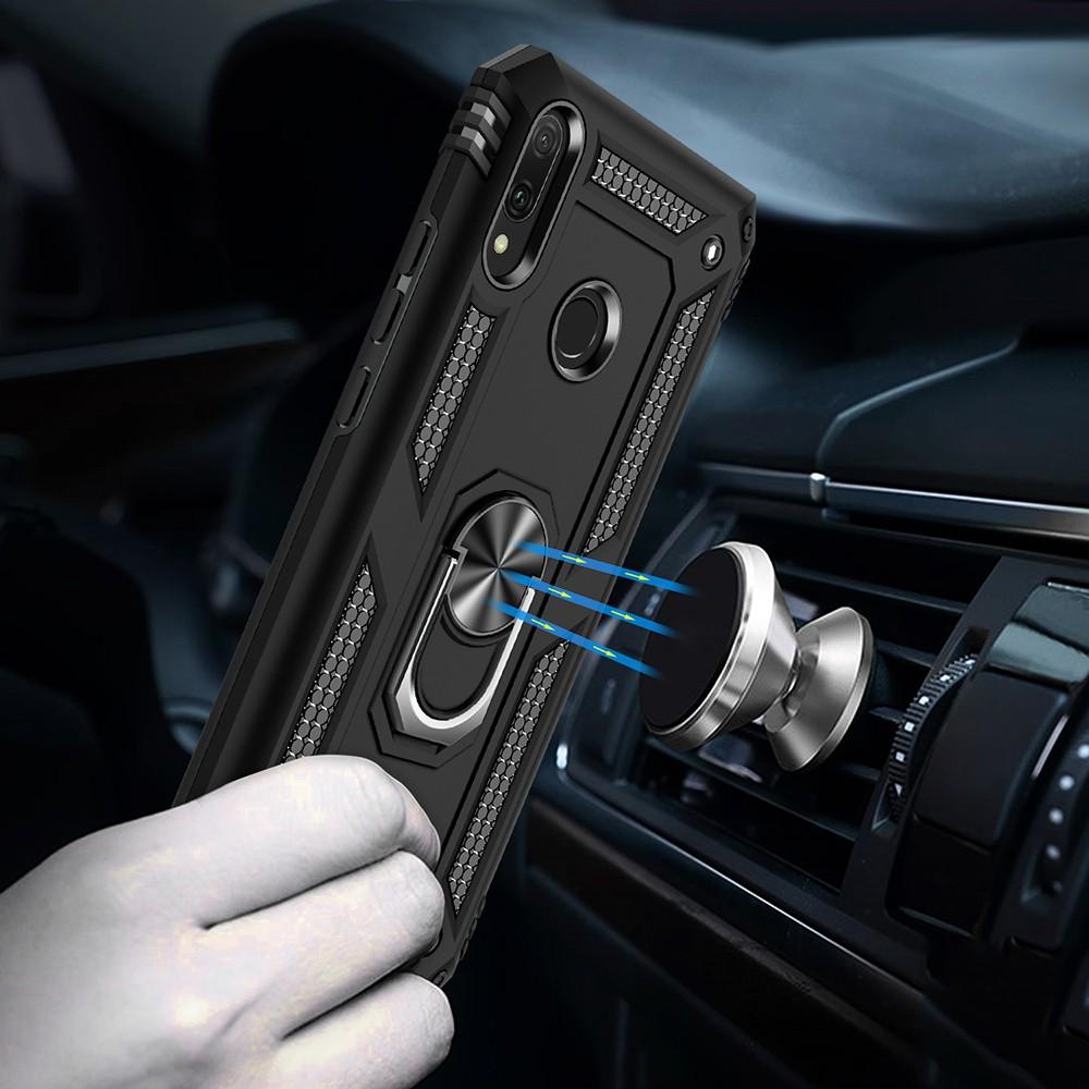 Ốp lưng cho Huawei Y9 2019 chống sốc 2 lớp kèm nhẫn iring làm giá đỡ