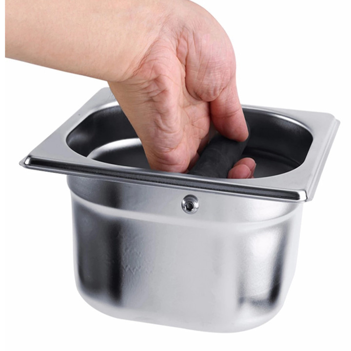 Hộp đập bã cà phê inox KBS01