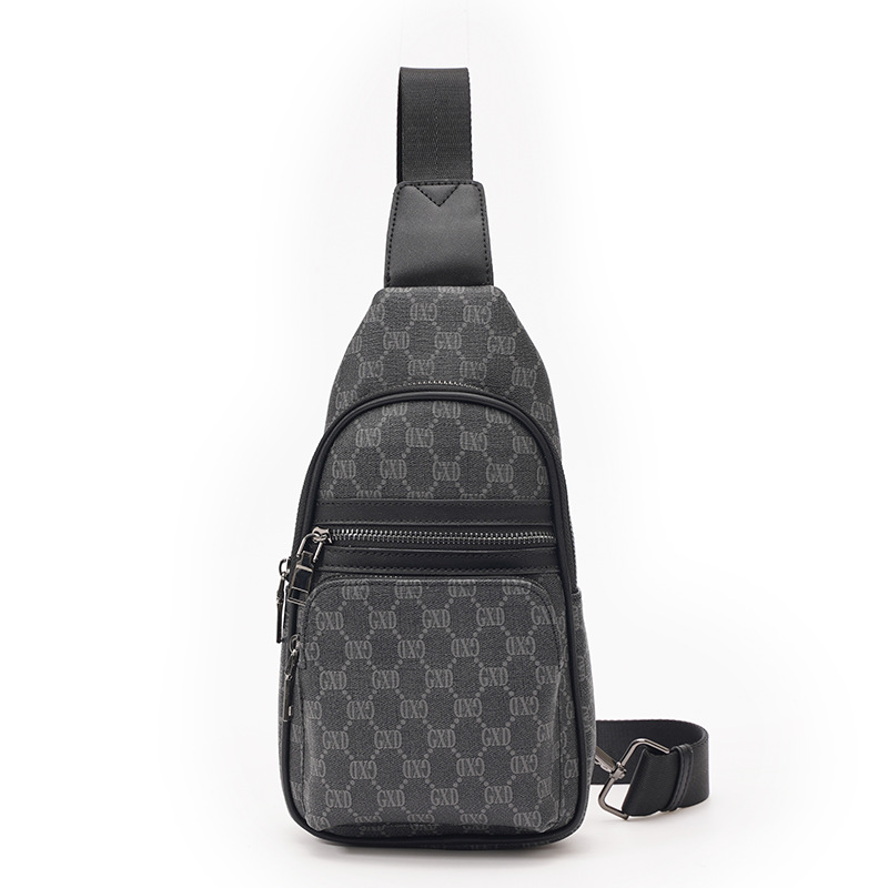 2021 new Korean men's outdoor cycling backpack men's bag chest bag bag shoulder bag casual tide messenger bag