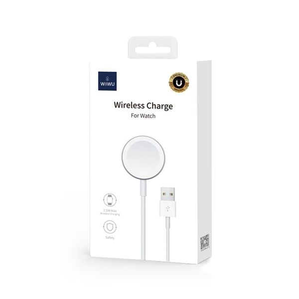 Bộ Sạc Không Dây Từ Tính WiWU M7 Dành Cho Apple Watch Công Suất Ra Tối Đa 2,5W - Hàng Chính Hãng