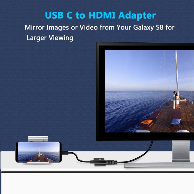 Hub sạc nhanh chia cổng 2 in 1 PD Type-C ra Type-C 3.0 và HDMI chuẩn 4K hiệu CHOETECH M03BK cho Macbook Pro / Smartphone - Hàng chính hãng