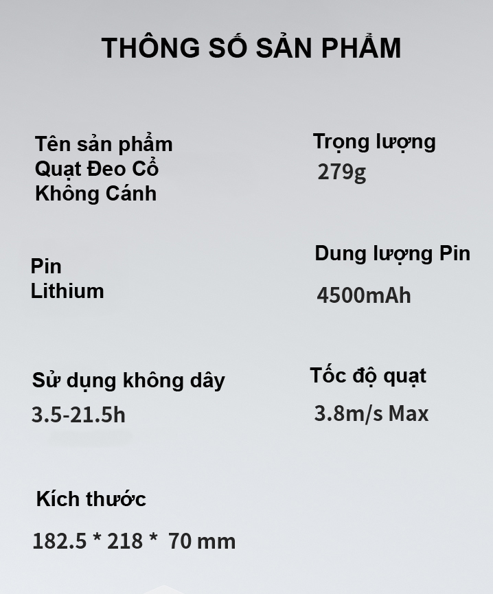 Quạt đeo cổ không cánh JISULIFE FA31 - Quạt tích điện đeo cổ - Sử dụng không dây tới 22h - 4 cấp độ gió - Giảm ồn hiệu quả - Hàng Chính Hãng