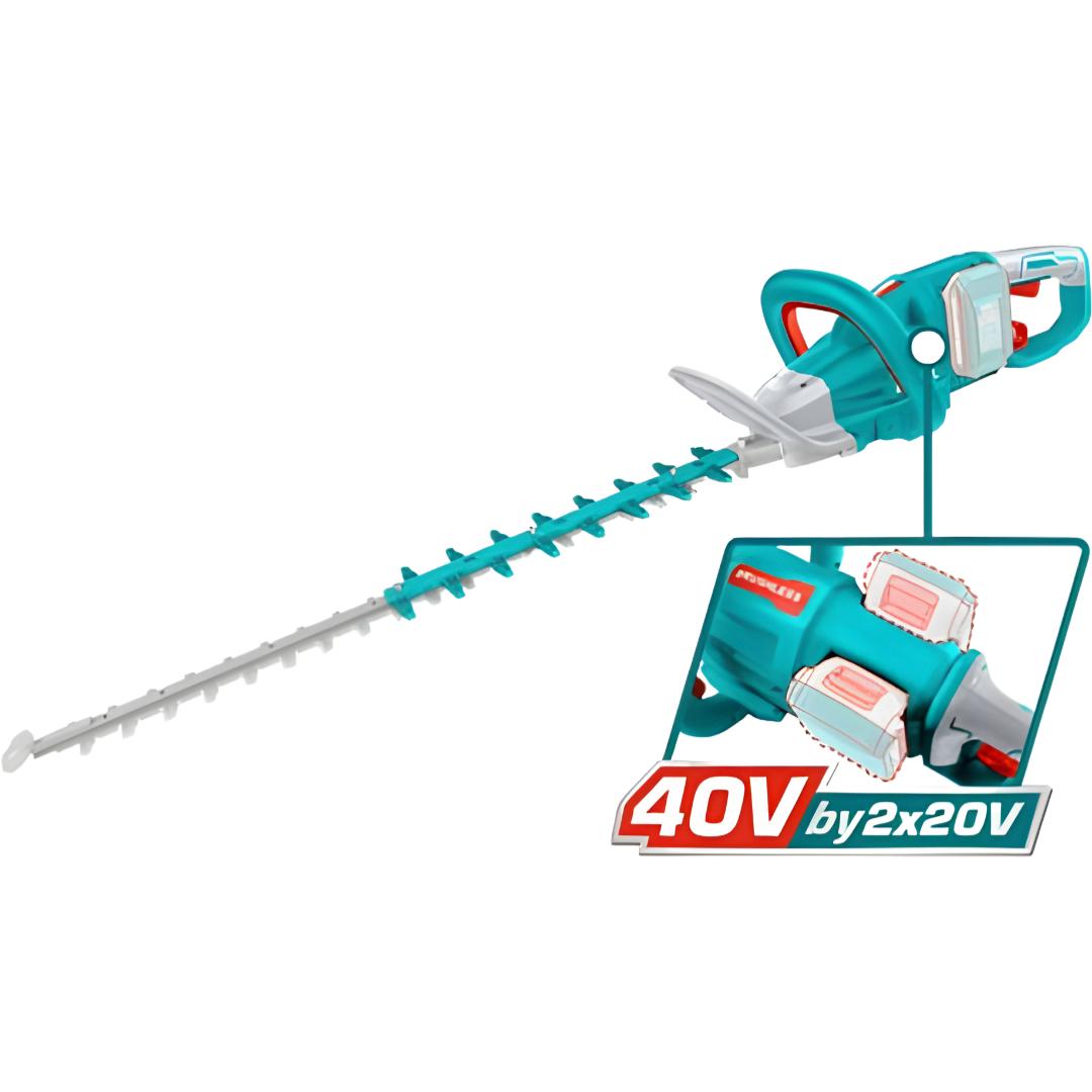 THÂN MÁY CẮT TỈA HÀNG RÀO PIN 20V LƯỠI 650MM KHÔNG CHỔI THAN THTLI40028 TOTAL - HÀNG CHÍNH HÃNG