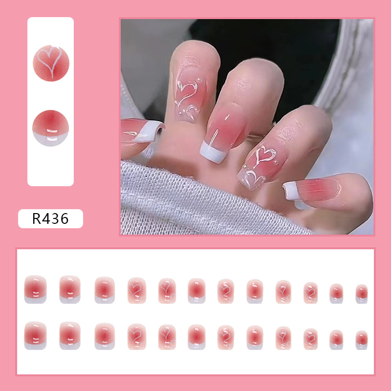Bộ 24 móng tay giả R436