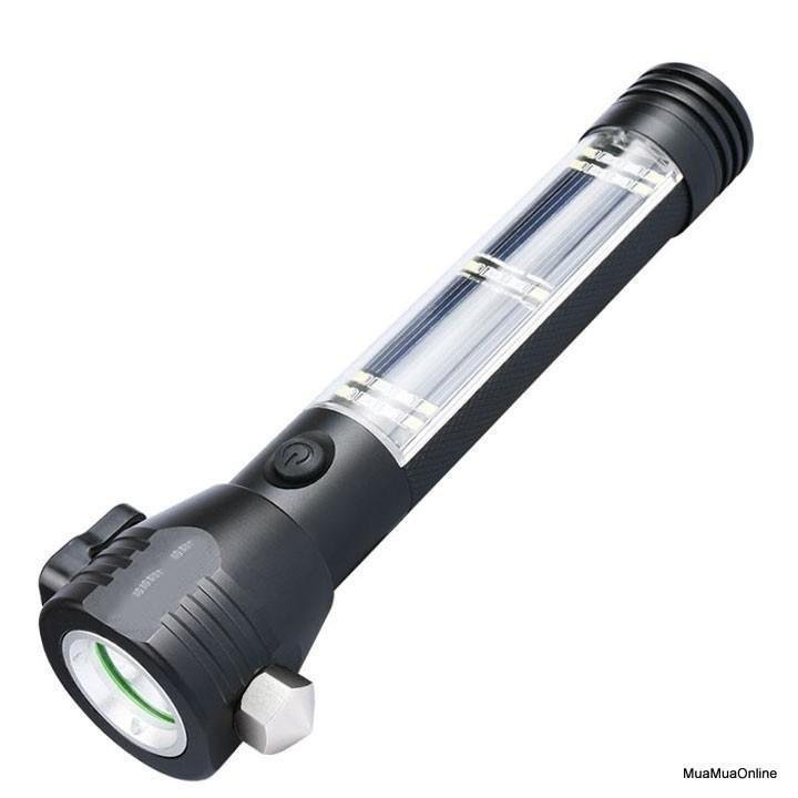 Đèn Pin 11 Chức Năng Solar Power Flashlight