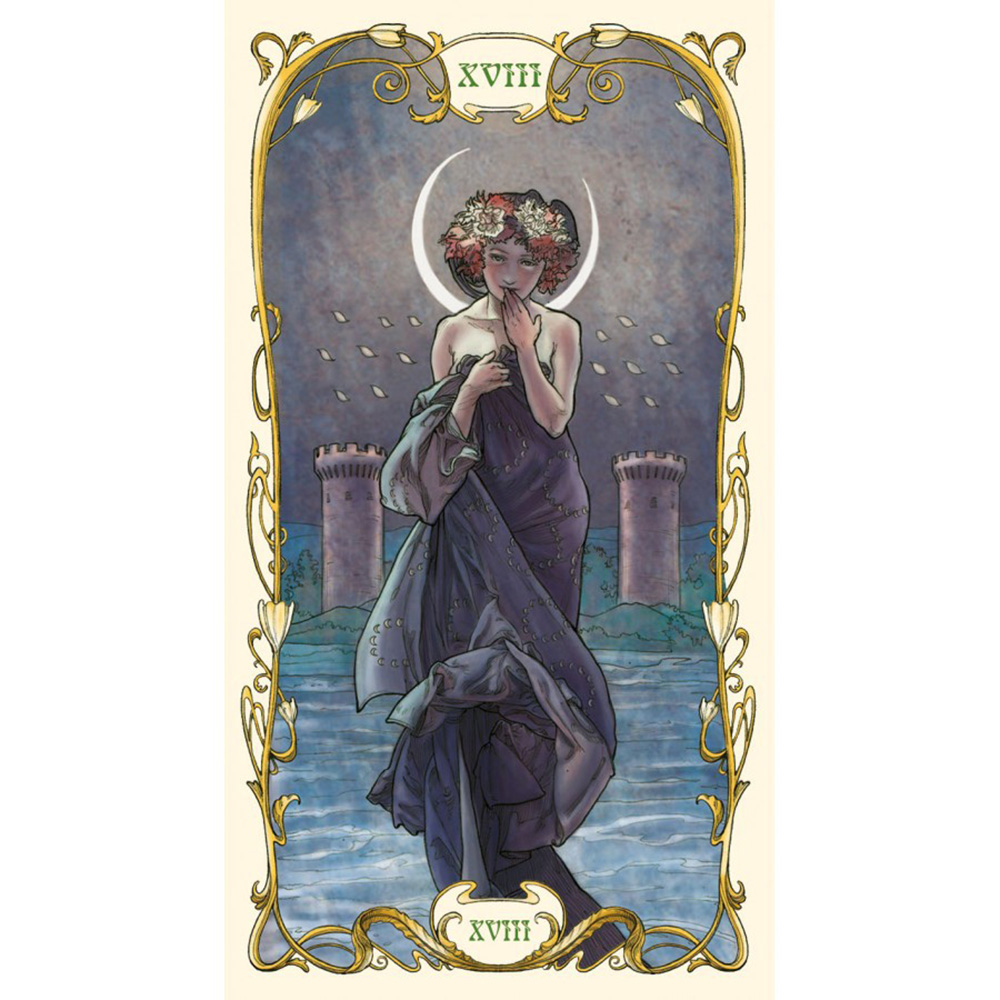 Bài Tarot Mucha Tarot Tặng Đá Thanh Tẩy