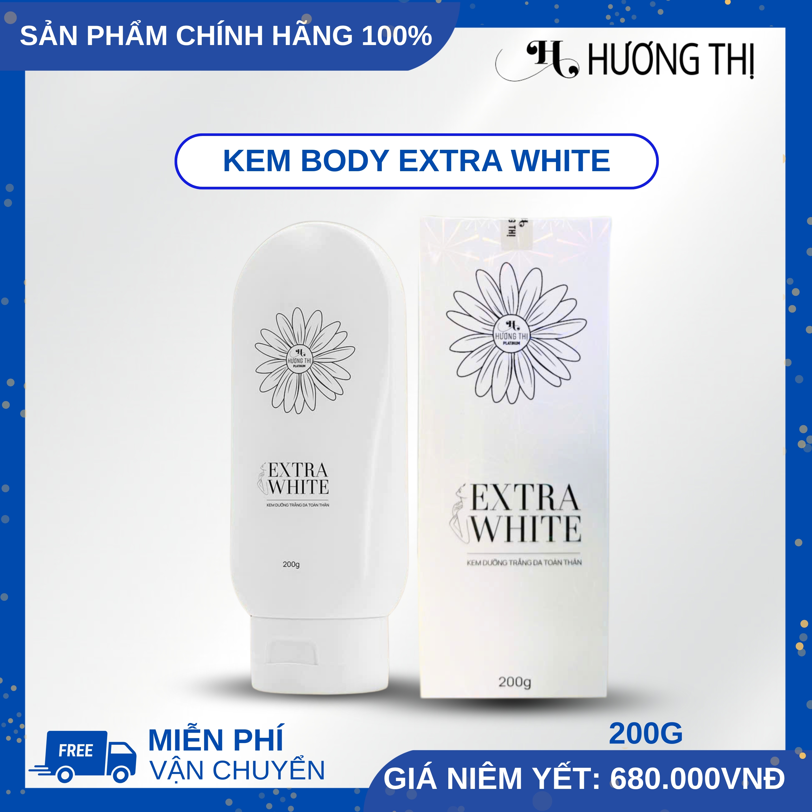 KEM DƯỠNG TRẮNG BODY HƯƠNG THỊ
