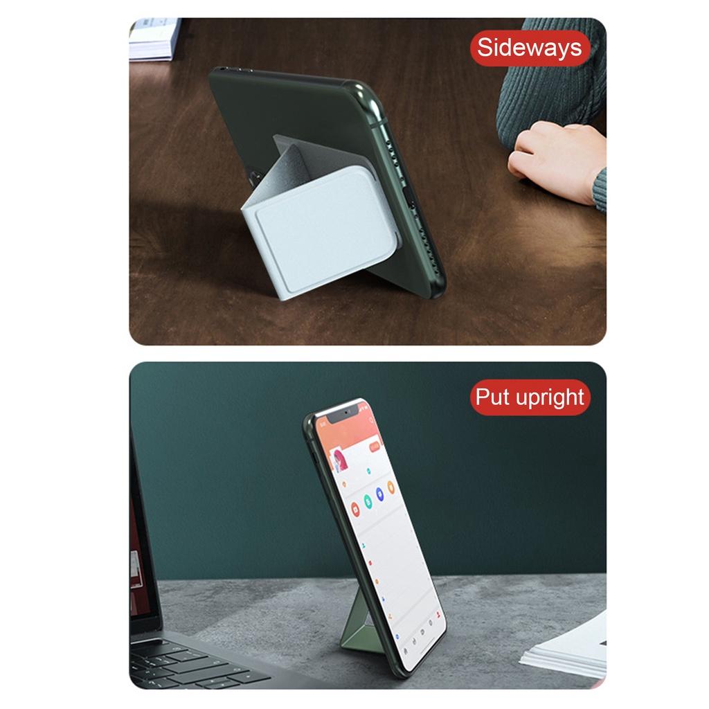 【ky】Foldable Magnetic Solid Color Desktop Tablet/Laptop Support Stand Organizer