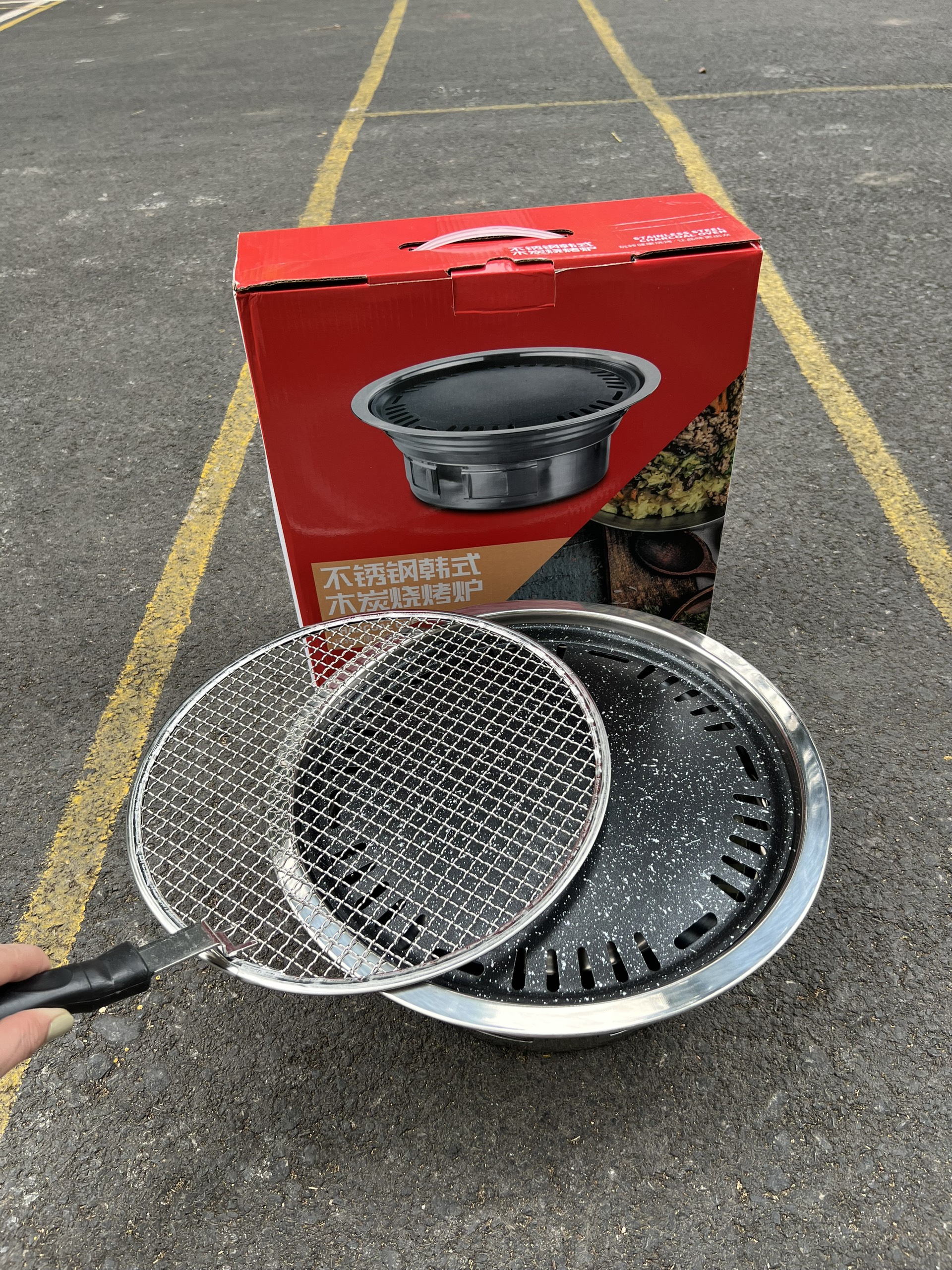 Bếp nướng than hoa không khói,lẩu nướng không khói, nhỏ gọn tiện dụng đủ bộ