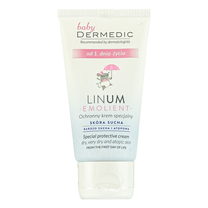 Kem dưỡng chống nắng cho bé EMOLIENT LINUM BABY Dermedic 50g