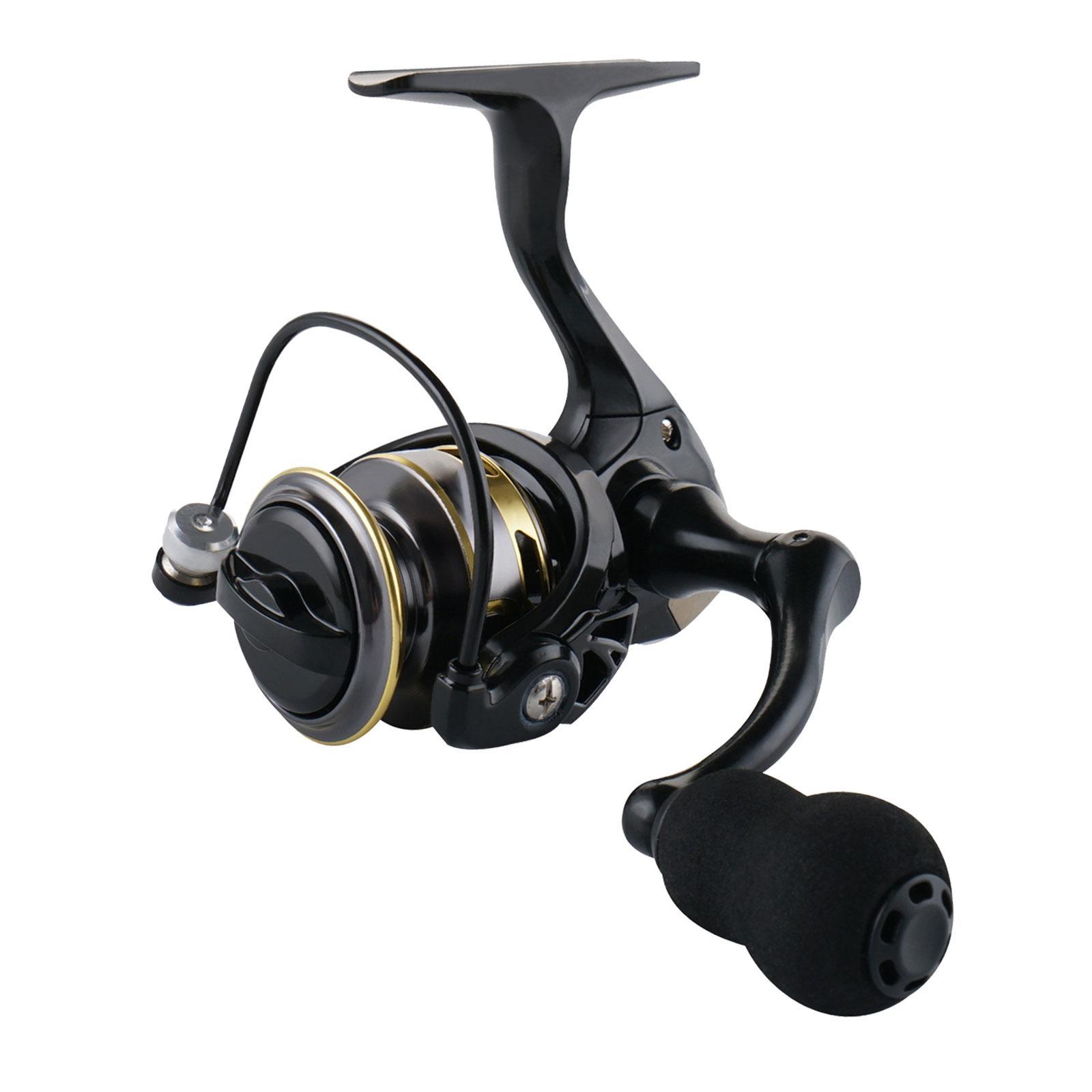 Fishing Reels with Lines 5.2:1 Freshwater Saltwater Mini Hand Reel