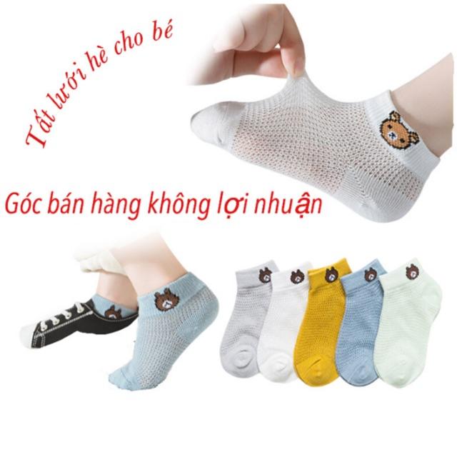 Tất lưới cottong hè cho bé ️ Chuyên dụng cho mùa hè