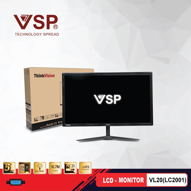 Màn hình LCD 20” VSP VL20 (LC2001) LED Monitor - Hàng chính hãng