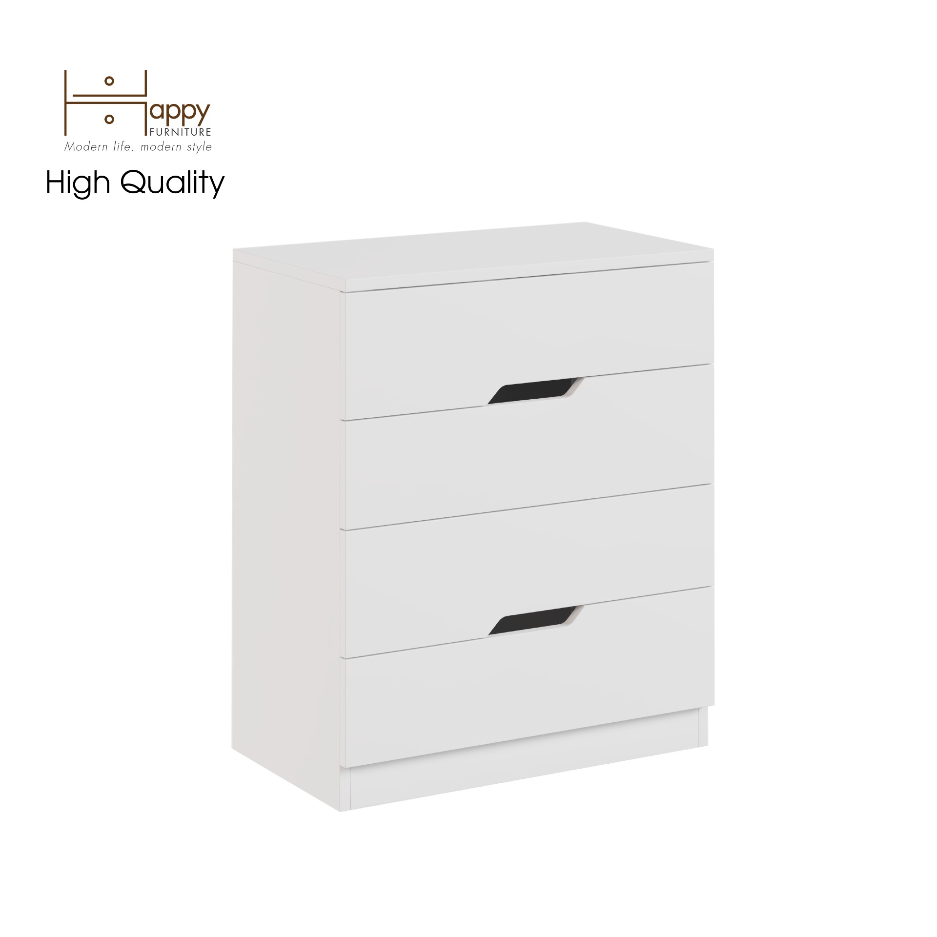 [Happy Home Furniture] DASH , Tủ đựng đồ - 4 ngăn kéo , 60cm x 35cm x 72cm ( DxRxC), THK_055