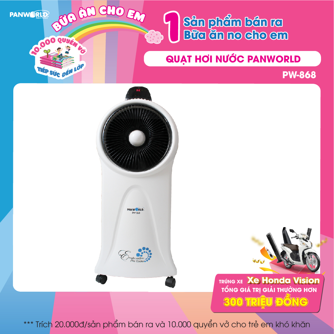 Quạt làm mát Panworld PW-868 nhập khẩu Thái Lan - Hàng chính hãng
