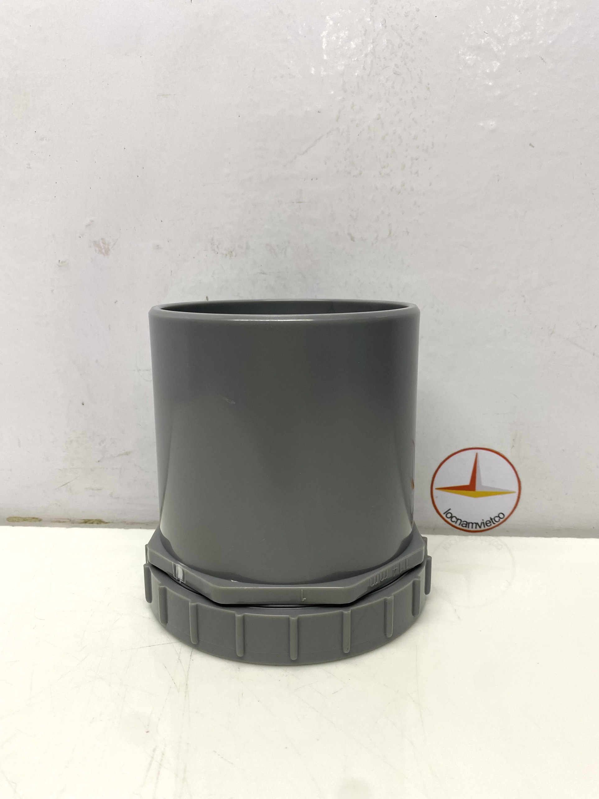 Bít xả ren ngoài 114 nhựa PVC Bình Minh _BXRN114