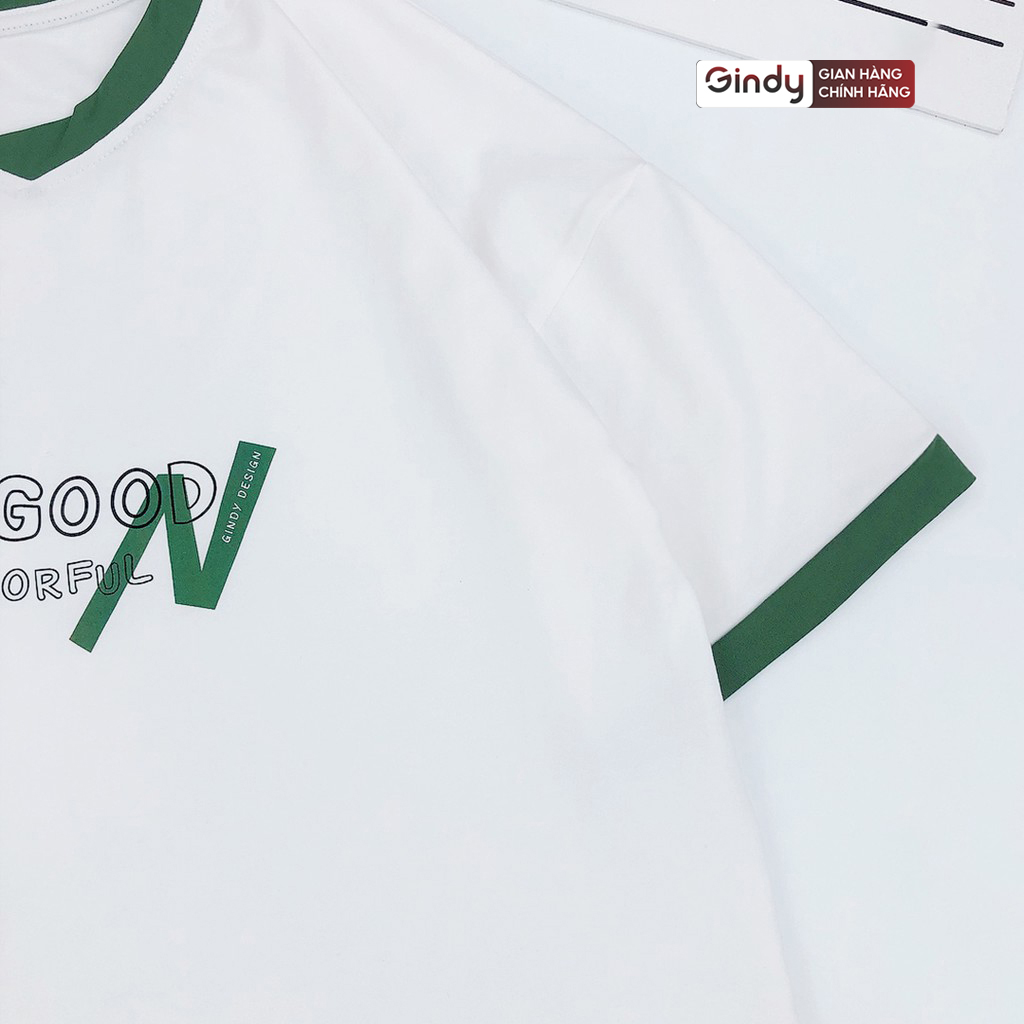 Áo thun unisex form rộng tay lỡ vải 100% cotton mát co giãn phông Life basic mẫu mới 2022 GINDY A010