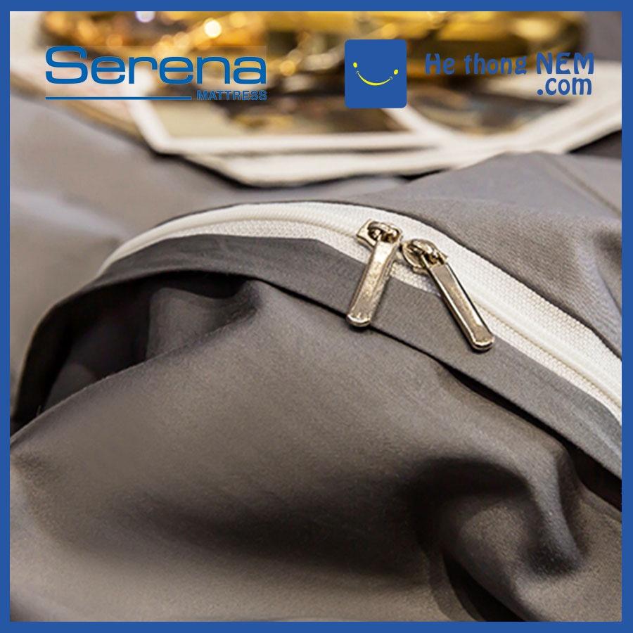 Bộ Chăn Ga Gối 5 Món Lụa Satin SERENA Cao Cấp Chăn Ga Gối Đệm Drap Giường Cao Cấp - Hệ Thống Nệm – Hệ Thống Nệm