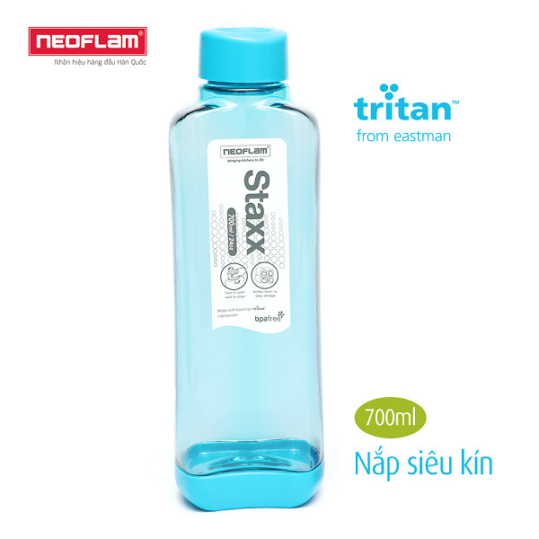 [Hàng chính hãng] Chai đựng nước bằng nhựa Tritan - StaxxM 700ml - Neoflam Hàn Quốc