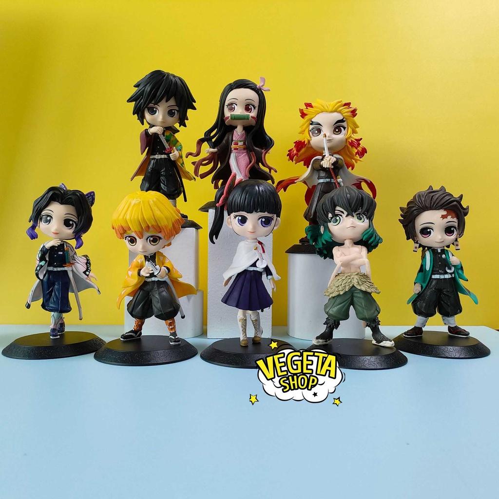 Mô hình Q Posket Kimetsu No Yaiba - Thanh gươm diệt quỷ - Tanjiro Nezuko Zenitsu Rengoku Kanao Shinobu Inosuke Giyu