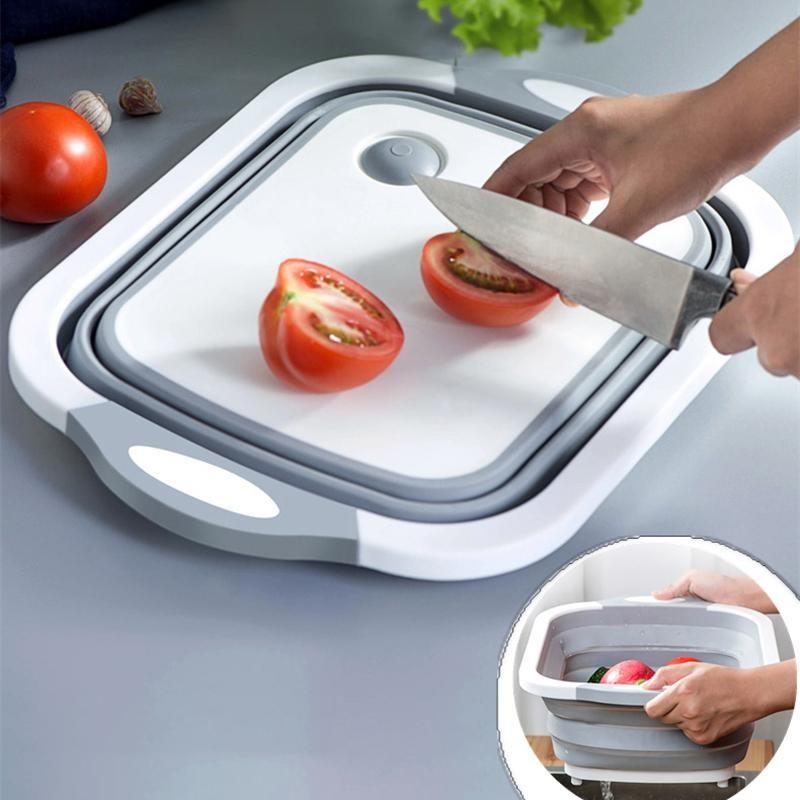 Thớt Nhựa Kèm Chậu Đa Năng 3 Trong 1 - Hàng Loại 1