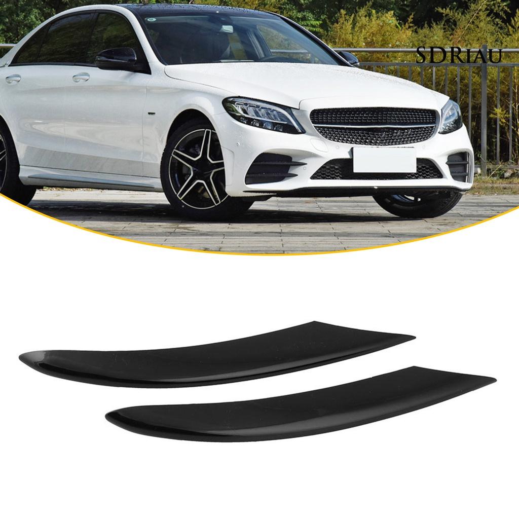 Bộ 4 Khung Bọc Đèn Sương Mù Màu Đen Chống Trầy Xước Cho Xe Hơi Benz C Class W205 C180 C200