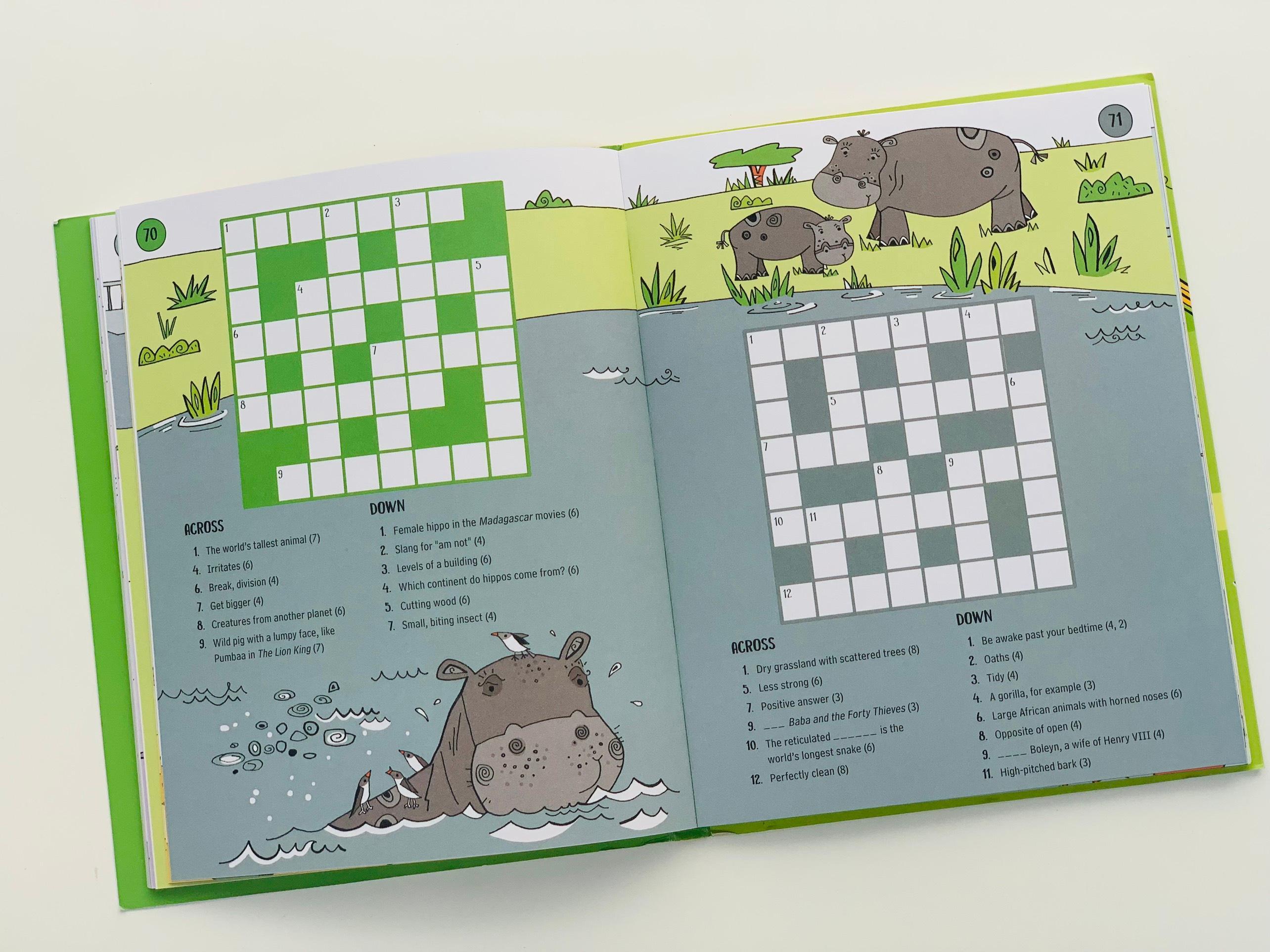 100 Children's Crosswords: Animals