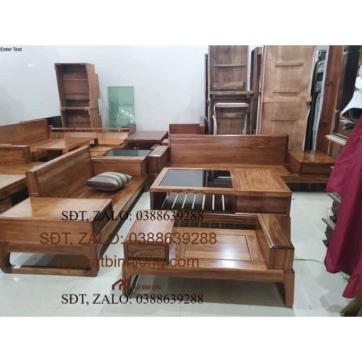 Bộ bàn ghế phòng khách thiết kế sang trọng hiện đại - Nội thất phòng khách - Ghế bộ phòng khách - Sofa phòng khách