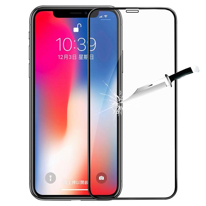 Kính Cường Lực Dành Cho Điện Thoại iPhone 12 Pro Max 9D Full Keo Full Màn - Miếng Dán Màn HÌnh Cao Cấp - Màu Đen