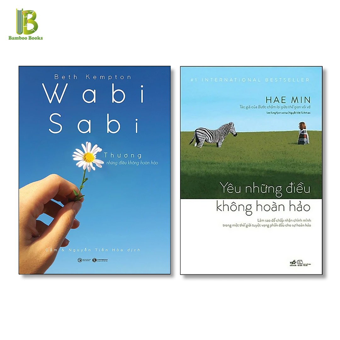 Combo 2 Cuốn Về Những Lối Sống Nổi Tiếng: Wabi Sabi - Thương Những Điều Không Hoàn Hảo + Yêu Những Điều Không Hoàn Hảo (Tặng Kèm Bookmark Bamboo Books)